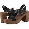 image:imageWhite Mountain Womens Barb Platform SandalBlack Burnished Smooth