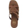 image:imageWhite Mountain Womens Barbillo Platform SandalDark Tan Burnished Smooth