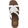image:imageWhite Mountain Womens Barbillo Platform SandalWhite Smooth
