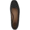 image:imageWhite Mountain Womens Boccie Woven Ballet FlatBlack Burnished Smooth