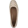 image:imageWhite Mountain Womens Boccie Woven Ballet FlatLight Gold Smooth