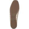 image:imageWhite Mountain Womens Boccie Woven Ballet FlatLight Gold Smooth
