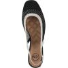 image:imageWhite Mountain Womens Bonie Fly Knit Slingback FlatBlack WCream Multi