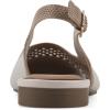 image:imageWhite Mountain Womens Bonie Fly Knit Slingback FlatCream WTan Multi