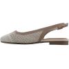 image:imageWhite Mountain Womens Bonie Fly Knit Slingback FlatCream WTan Multi