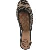 image:imageWhite Mountain Womens Bonie Fly Knit Slingback FlatLeopard Multi Fabric