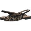 image:imageWhite Mountain Womens Bonie Fly Knit Slingback FlatLeopard Multi Fabric