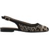image:imageWhite Mountain Womens Bonie Fly Knit Slingback FlatLeopard Multi Fabric
