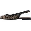 image:imageWhite Mountain Womens Bonie Fly Knit Slingback FlatLeopard Multi Fabric