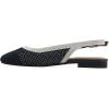 image:imageWhite Mountain Womens Bonie Fly Knit Slingback FlatNavy WCream Multi
