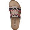 image:imageWhite Mountain Womens Halicore Slide Footbed SandalAmericana Multi Suede