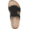 image:imageWhite Mountain Womens Halicore Slide Footbed SandalBlack Nubuck