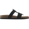 image:imageWhite Mountain Womens Halicore Slide Footbed SandalBlack Nubuck
