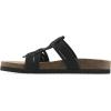 image:imageWhite Mountain Womens Halicore Slide Footbed SandalBlack Nubuck