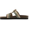image:imageWhite Mountain Womens Halicore Slide Footbed SandalChestnut Multi Sueded Smooth