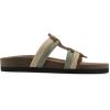 image:imageWhite Mountain Womens Halicore Slide Footbed SandalChestnut Multi Sueded Smooth