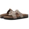 image:imageWhite Mountain Womens Halicore Slide Footbed SandalSandal Wood Suede