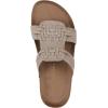 image:imageWhite Mountain Womens Halicore Slide Footbed SandalSandal Wood Suede