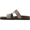 image:imageWhite Mountain Womens Halicore Slide Footbed SandalSandal Wood Suede
