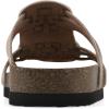 image:imageWhite Mountain Womens Halicore Slide Footbed SandalSandal Wood Suede