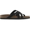image:imageWhite Mountain Womens Halogen Braided Footbed SandalBlack Nubuck