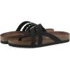 image:imageWhite Mountain Womens Halogen Braided Footbed SandalBlack Nubuck