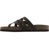 image:imageWhite Mountain Womens Halogen Braided Footbed SandalBrown Leather