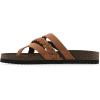 image:imageWhite Mountain Womens Halogen Braided Footbed SandalPeach Cobbler Suede