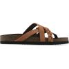 image:imageWhite Mountain Womens Halogen Braided Footbed SandalPeach Cobbler Suede
