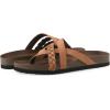 image:imageWhite Mountain Womens Halogen Braided Footbed SandalPeach Cobbler Suede