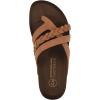image:imageWhite Mountain Womens Halogen Braided Footbed SandalPeach Cobbler Suede