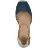 image:imageWhite Mountain Womens Maintain MiniHeel Espadrille SandalDark Denim Fabric