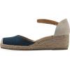 image:imageWhite Mountain Womens Maintain MiniHeel Espadrille SandalDark Denim Fabric