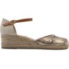 image:imageWhite Mountain Womens Maintain MiniHeel Espadrille SandalGold Fabric