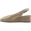 image:imageWhite Mountain Womens Maize Slingback Espadrille Wedge SandalAntique Gold Fabric