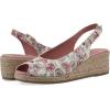 image:imageWhite Mountain Womens Maize Slingback Espadrille Wedge SandalBlushFloralFab