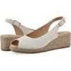 image:imageWhite Mountain Womens Maize Slingback Espadrille Wedge SandalNatural Fabric