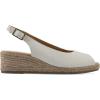 image:imageWhite Mountain Womens Maize Slingback Espadrille Wedge SandalNatural Fabric