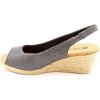 image:imageWhite Mountain Womens Social Peep Toe Casual Platform SandalsBlack