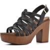 image:imageWHITE MOUNTAIN Womens Alliance Platform ClogBlackBurnSmooth