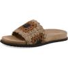 image:imageWHITE MOUNTAIN Womens Maxim Macrame Slide Sandal TanMultiFab 95 M