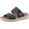 image:imageWhite Mountain Fom Recovery Womens Namaste Cushioned Slide SandalNavy Burnished Smooth