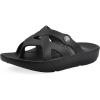image:imageWhite Mountain Fom Recovery Womens Rip Cushioned SandalBlack