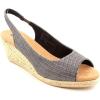 image:imageWhite Mountain Womens Social Peep Toe Casual Platform SandalsBlack