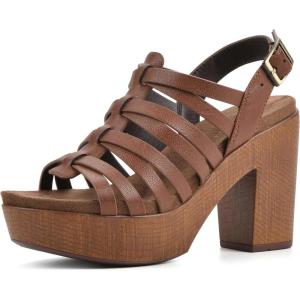 image:imageWHITE MOUNTAIN Womens Alliance Platform ClogDark Tan