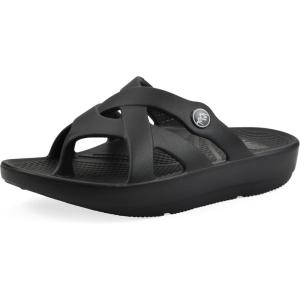image:imageWhite Mountain Fom Recovery Womens Rip Cushioned SandalBlack