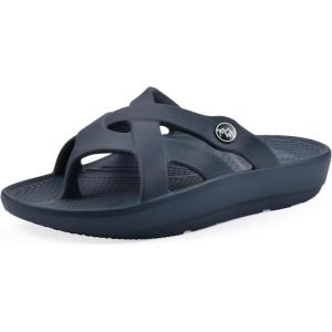 image:imageWhite Mountain Fom Recovery Womens Rip Cushioned SandalNavy