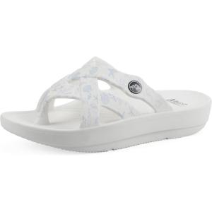 image:imageWhite Mountain Fom Recovery Womens Rip Cushioned SandalOceanblue Seashell Smooth
