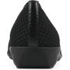 image:imageWhite Mountain Womens Florian Fly Knit Ballet FlatBlack Fabric