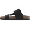 image:imageWhite Mountain Womens Harleta Braided Footbed SandalBlack Nubuck